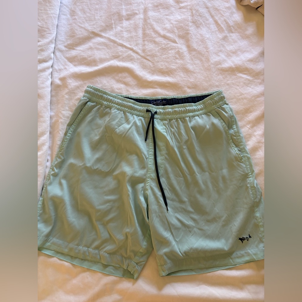 Men's light blue Coastal Cotton Shorts